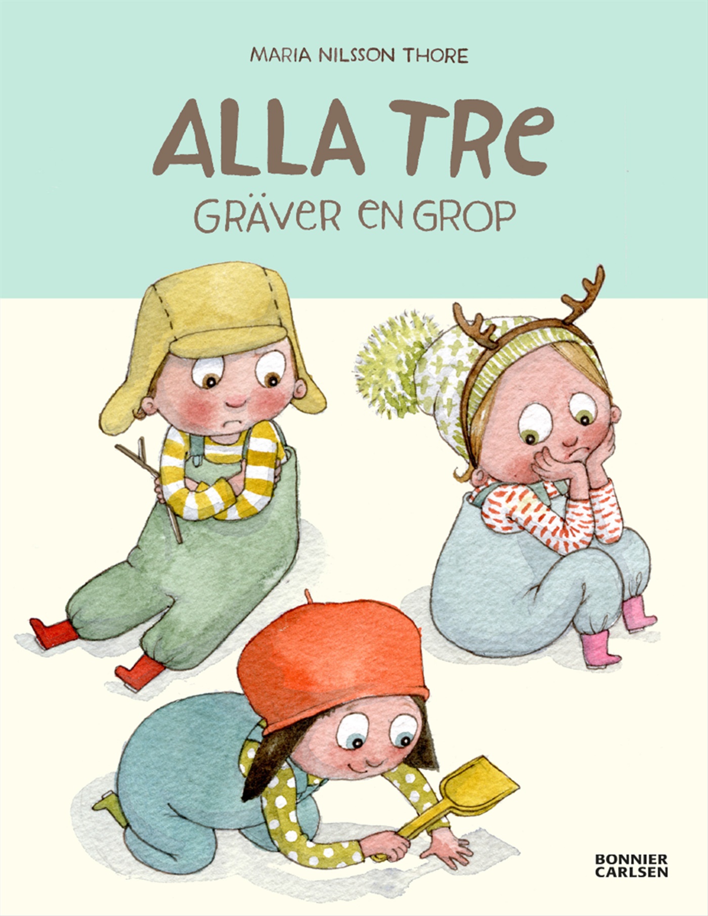 Omslag: Alla tre gräver en grop