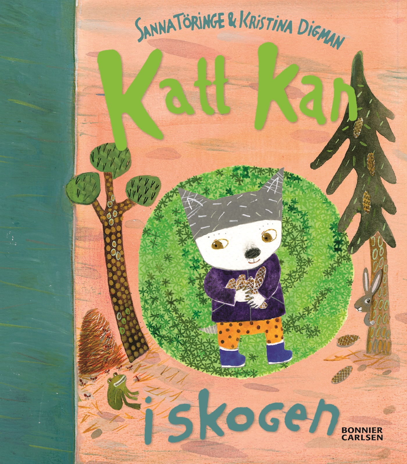Omslag: Katt kan i skogen