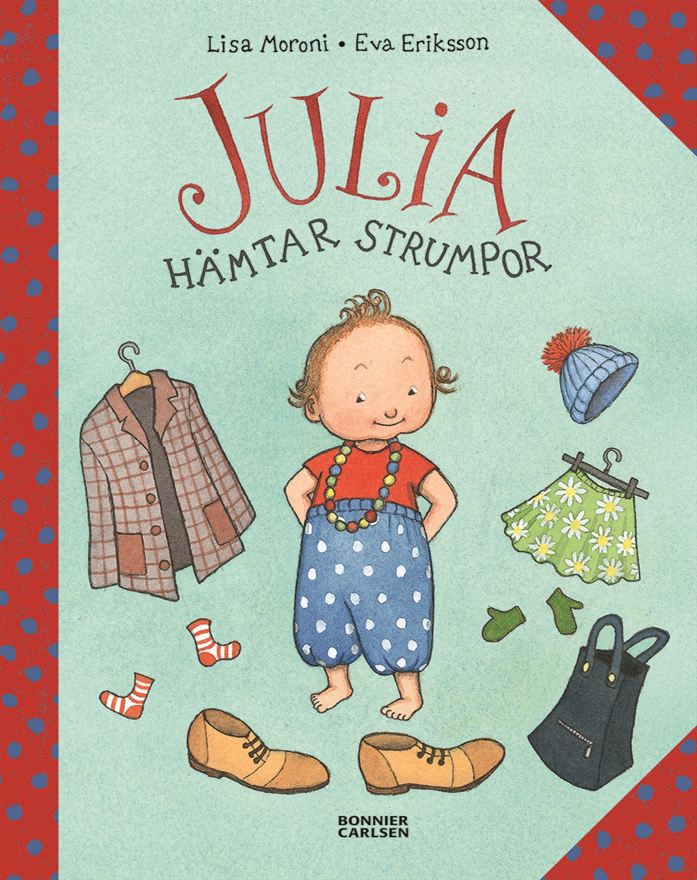 Omslag: Julia hämtar strumpor