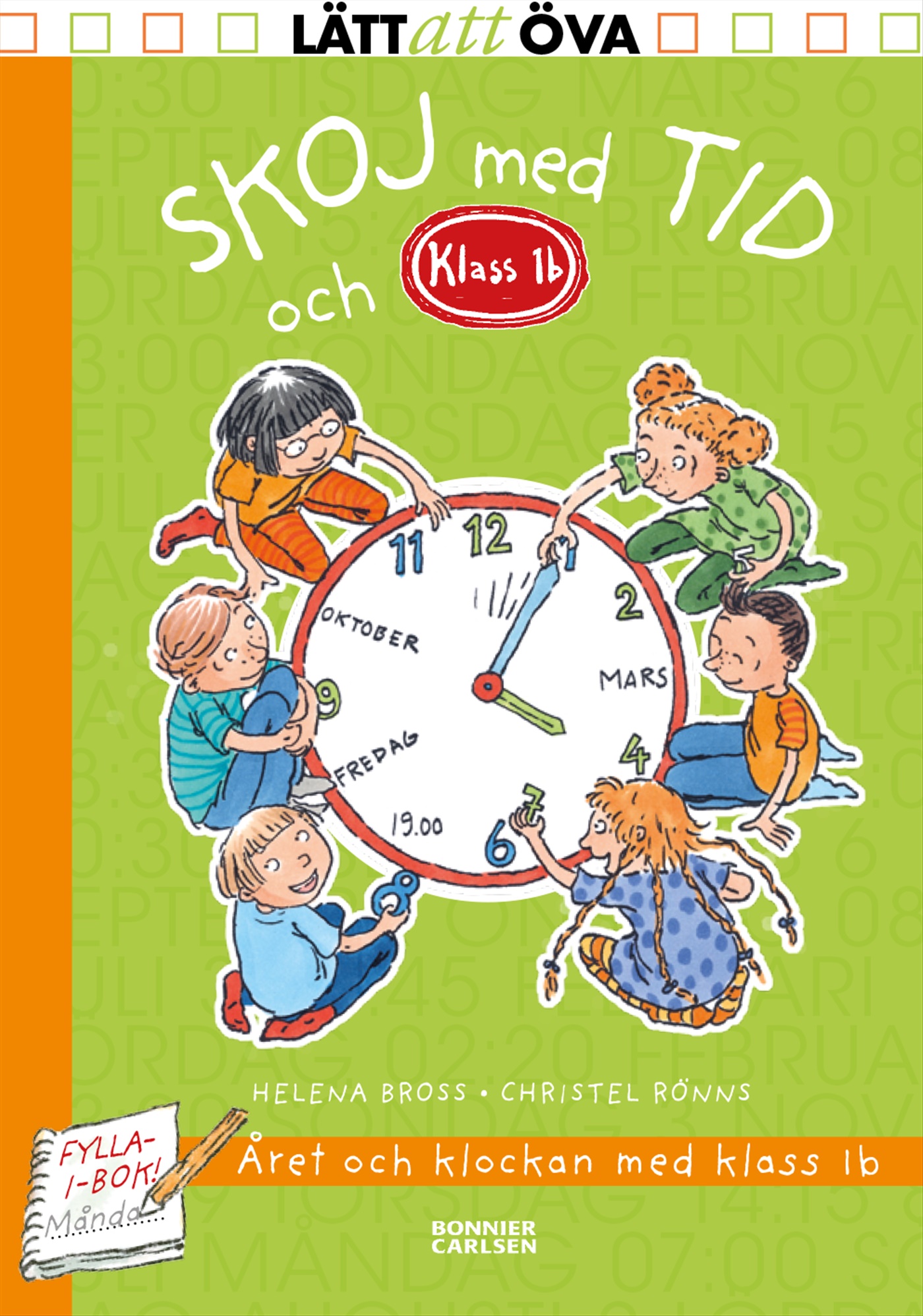 Omslag: Skoj med tid och Klass 1b