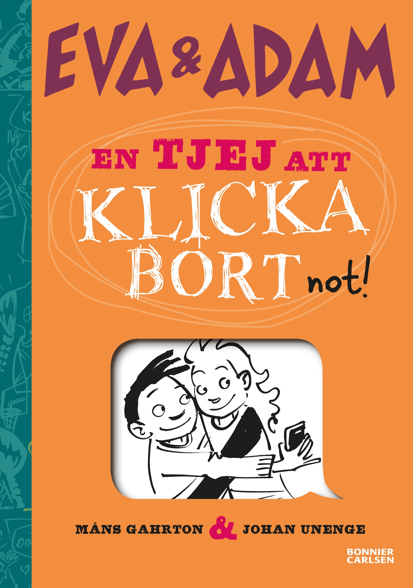 Omslag: En tjej att klicka bort