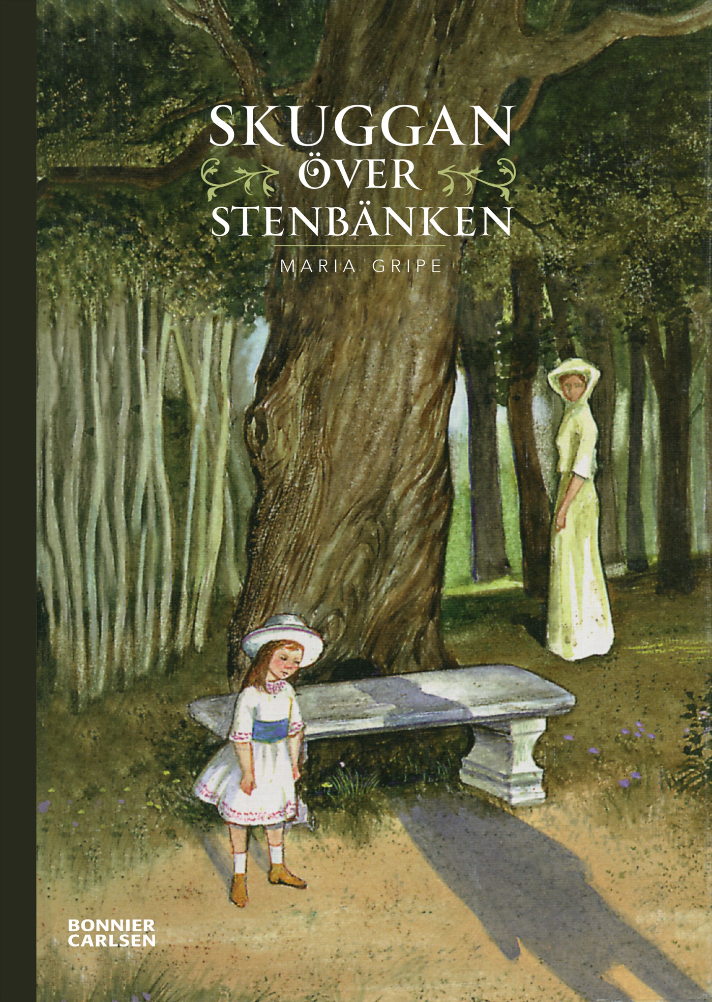 Omslag: Skuggan över stenbänken