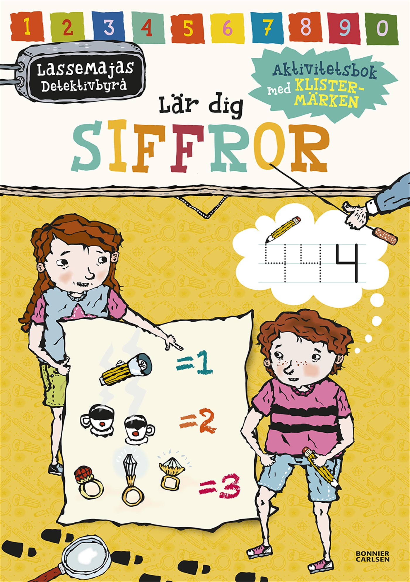 Omslag: LasseMajas detektivbyrå lär dig siffror