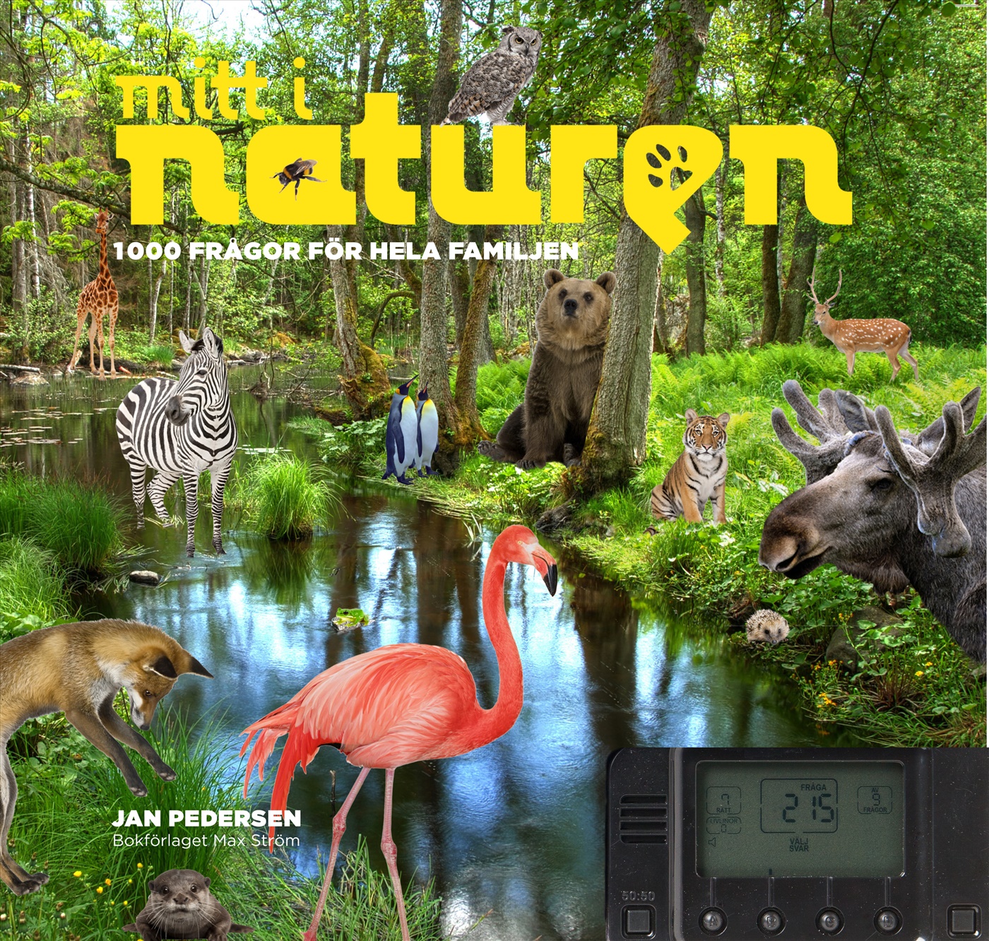 Omslag: Mitt i naturen : 1000 frågor för hela familjen