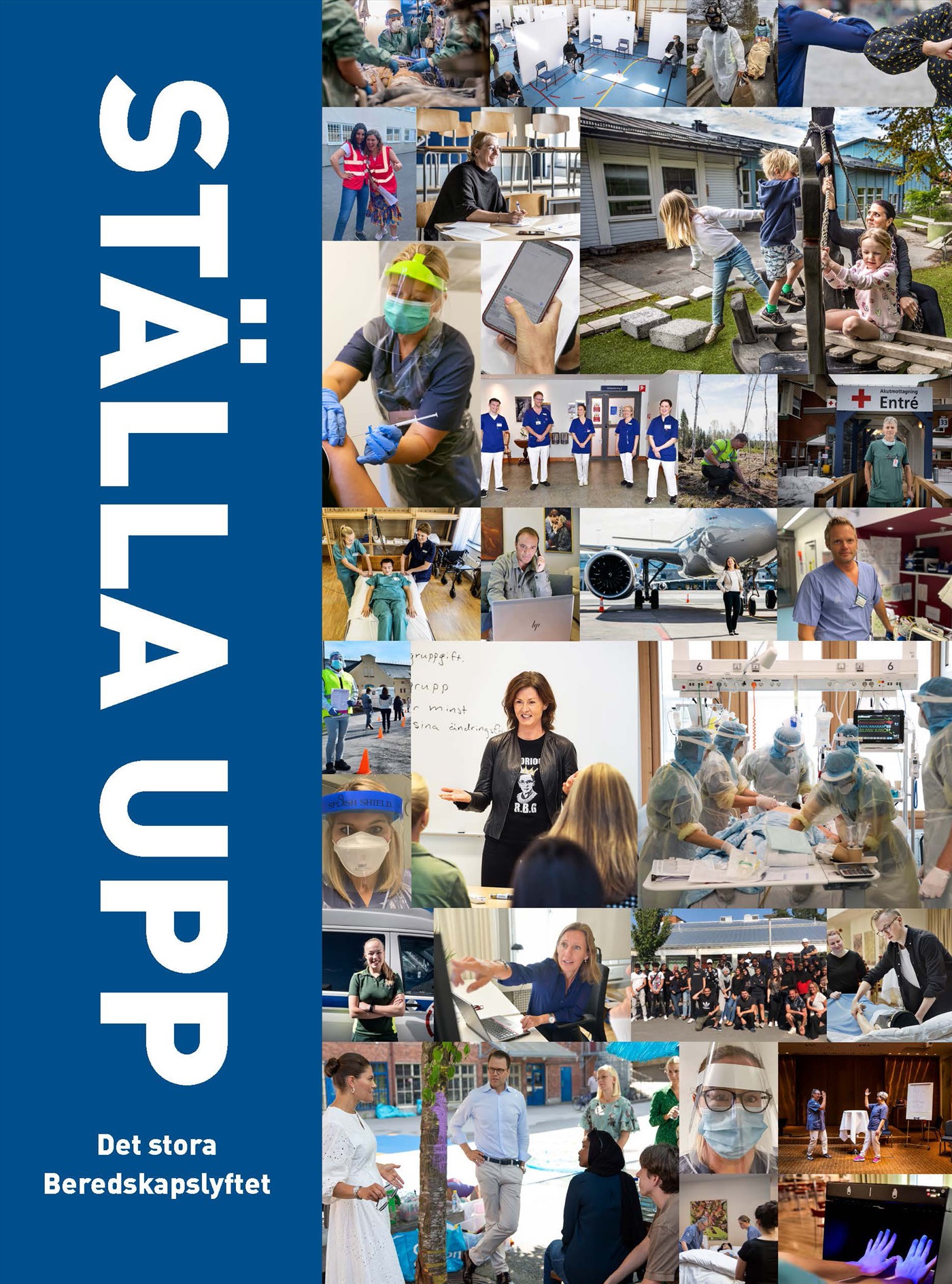 Omslag: Ställa upp : det stora Beredskapslyftet