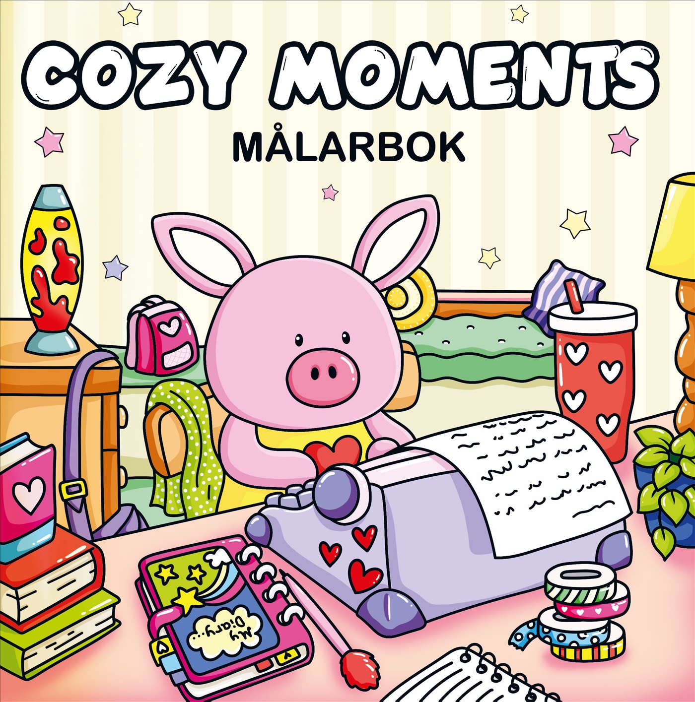 Omslag: Cozy Moments : Målarbok