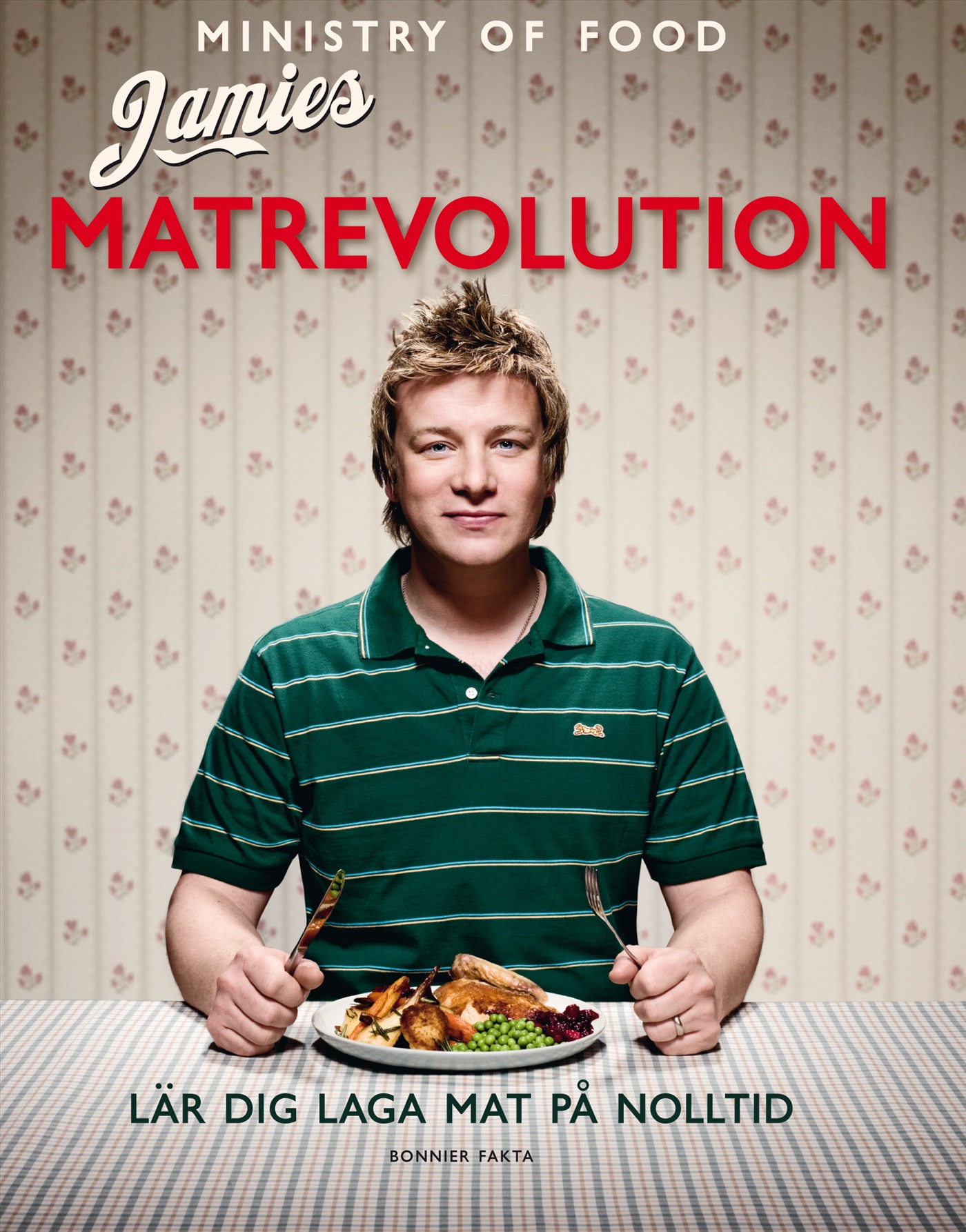 Omslag: Jamies matrevolution : lär dig laga mat på nolltid