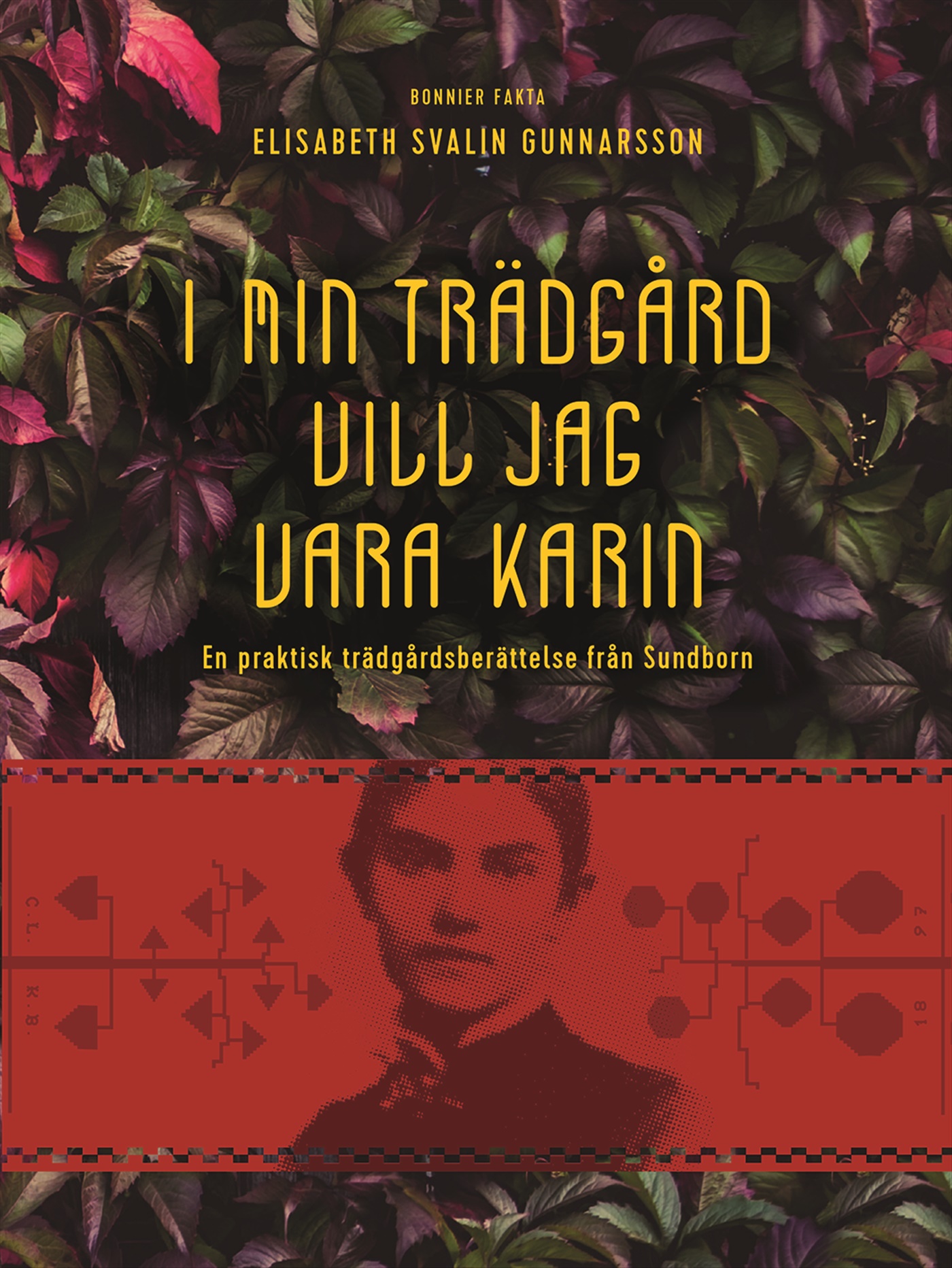 Omslag: I min trädgård vill jag vara Karin : en praktisk trädgårdsberättelse från Sundborn