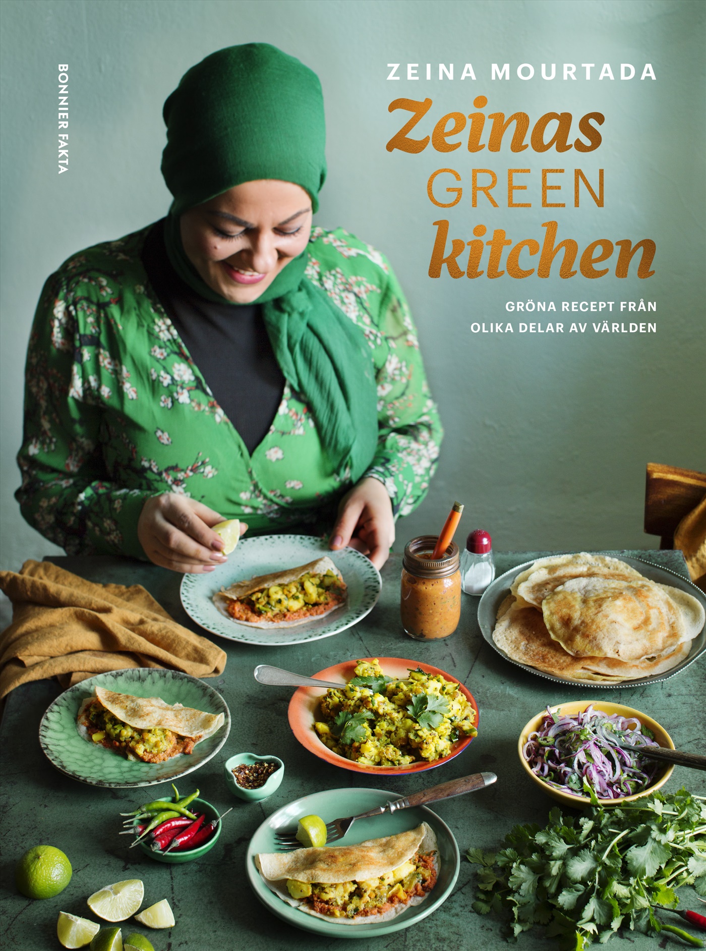 Omslag: Zeinas green kitchen : gröna recept från olika delar av världen