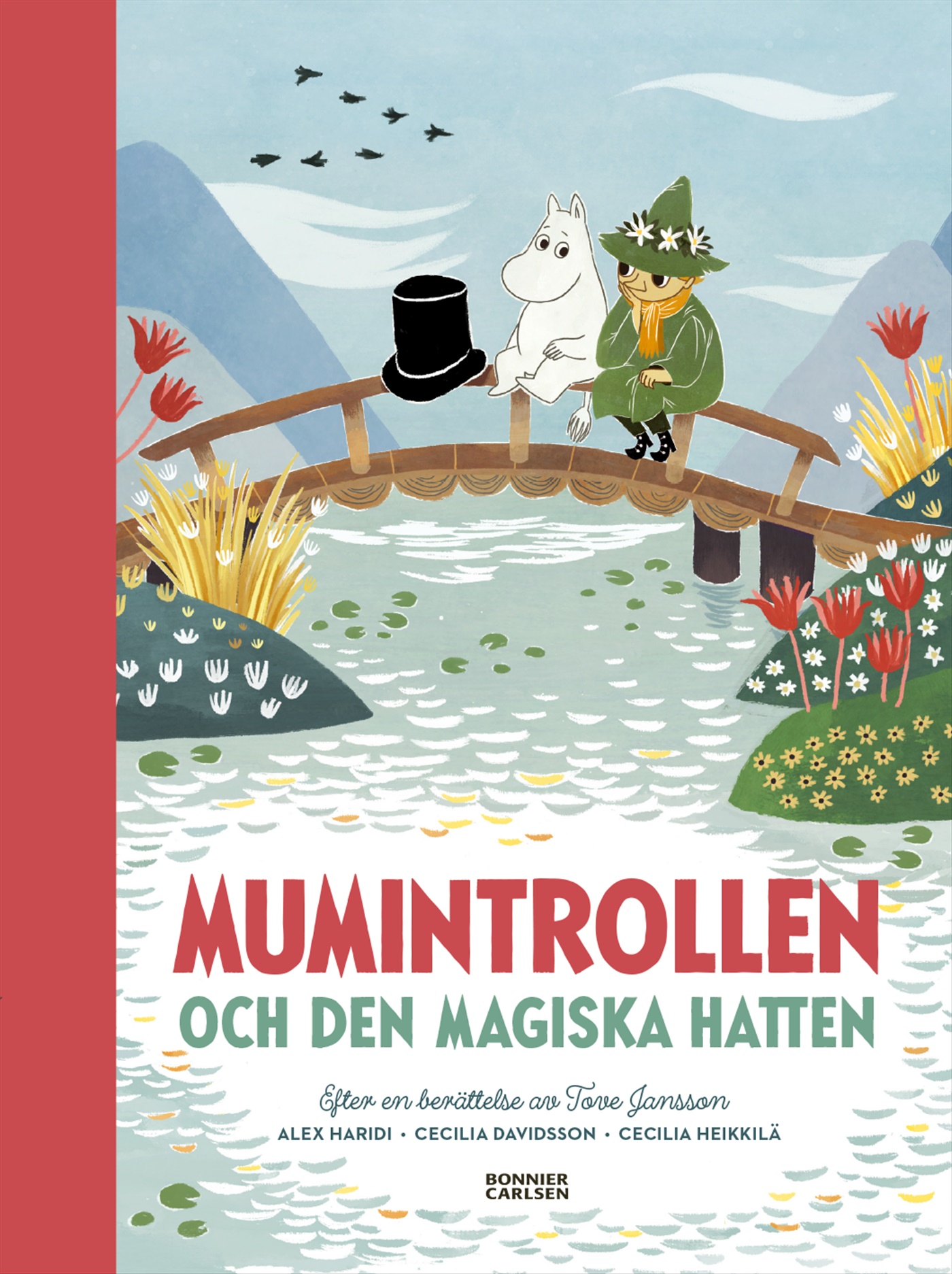 Omslag: Mumintrollen och den magiska hatten