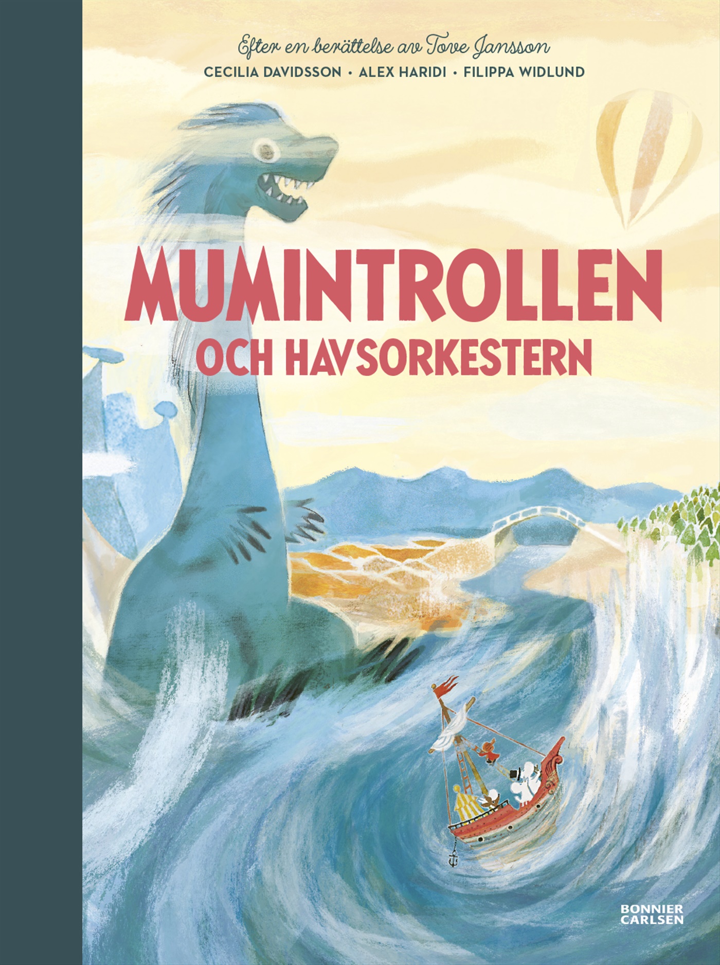 Omslag: Mumintrollen och havsorkestern