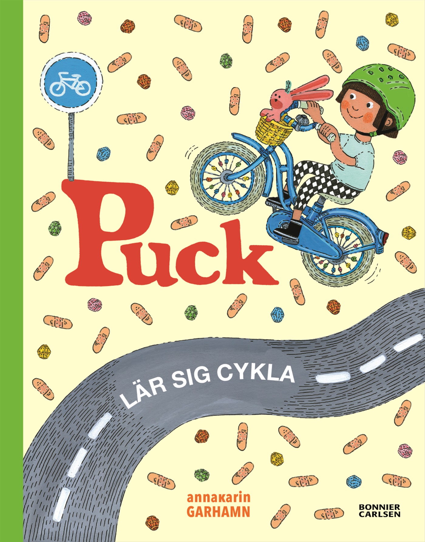 Omslag: Puck lär sig cykla