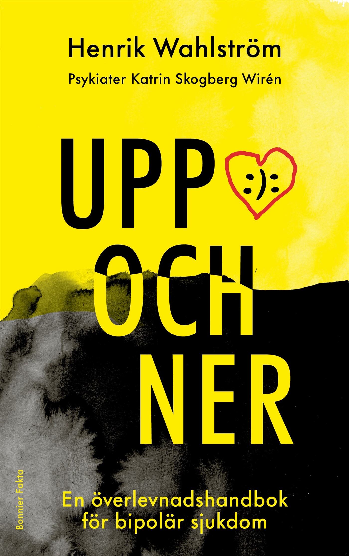 Omslag: Uppochner : en överlevnadshandbok för bipolär sjukdom