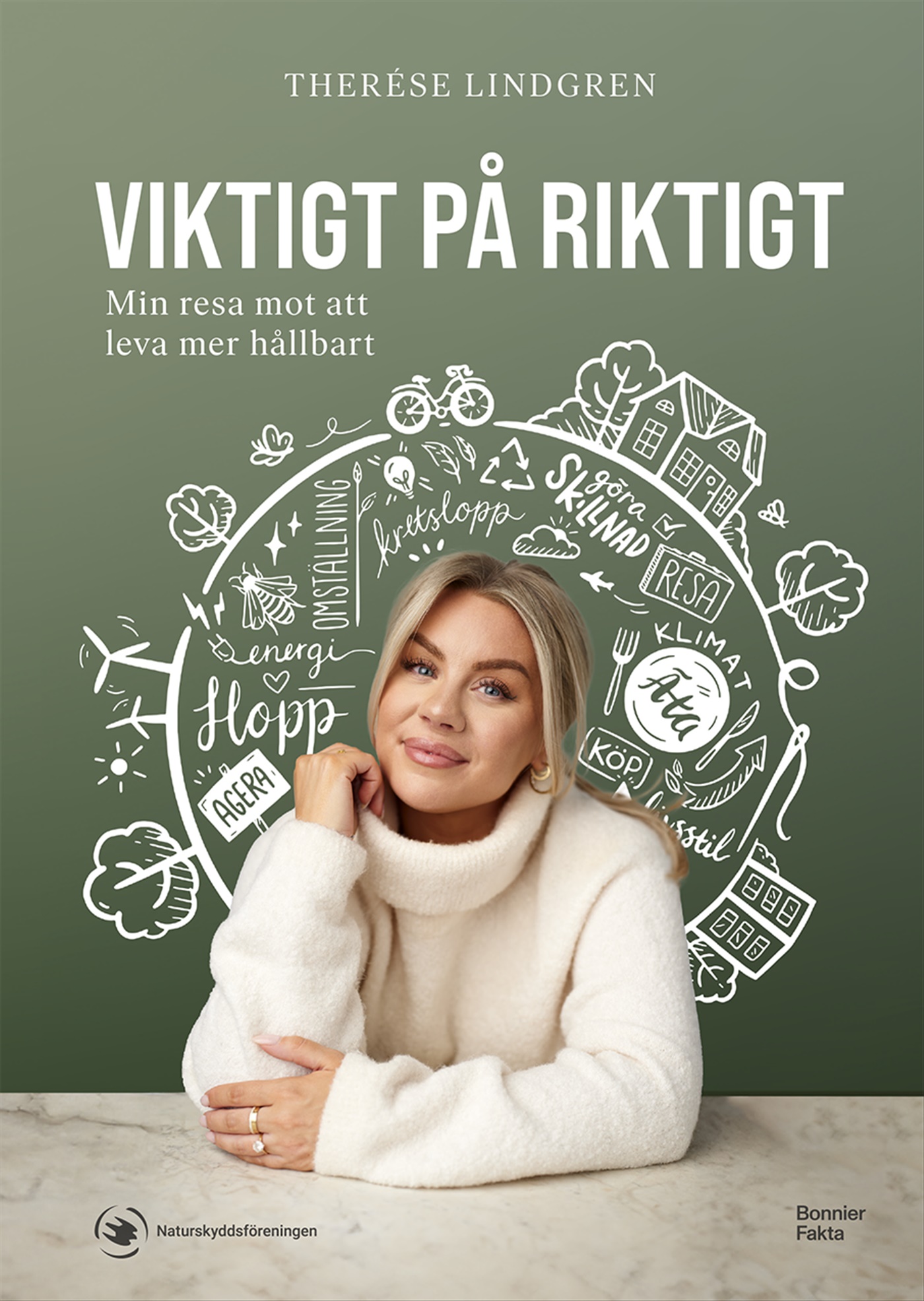 Omslag: Viktigt på riktigt : min resa mot att leva mer hållbart