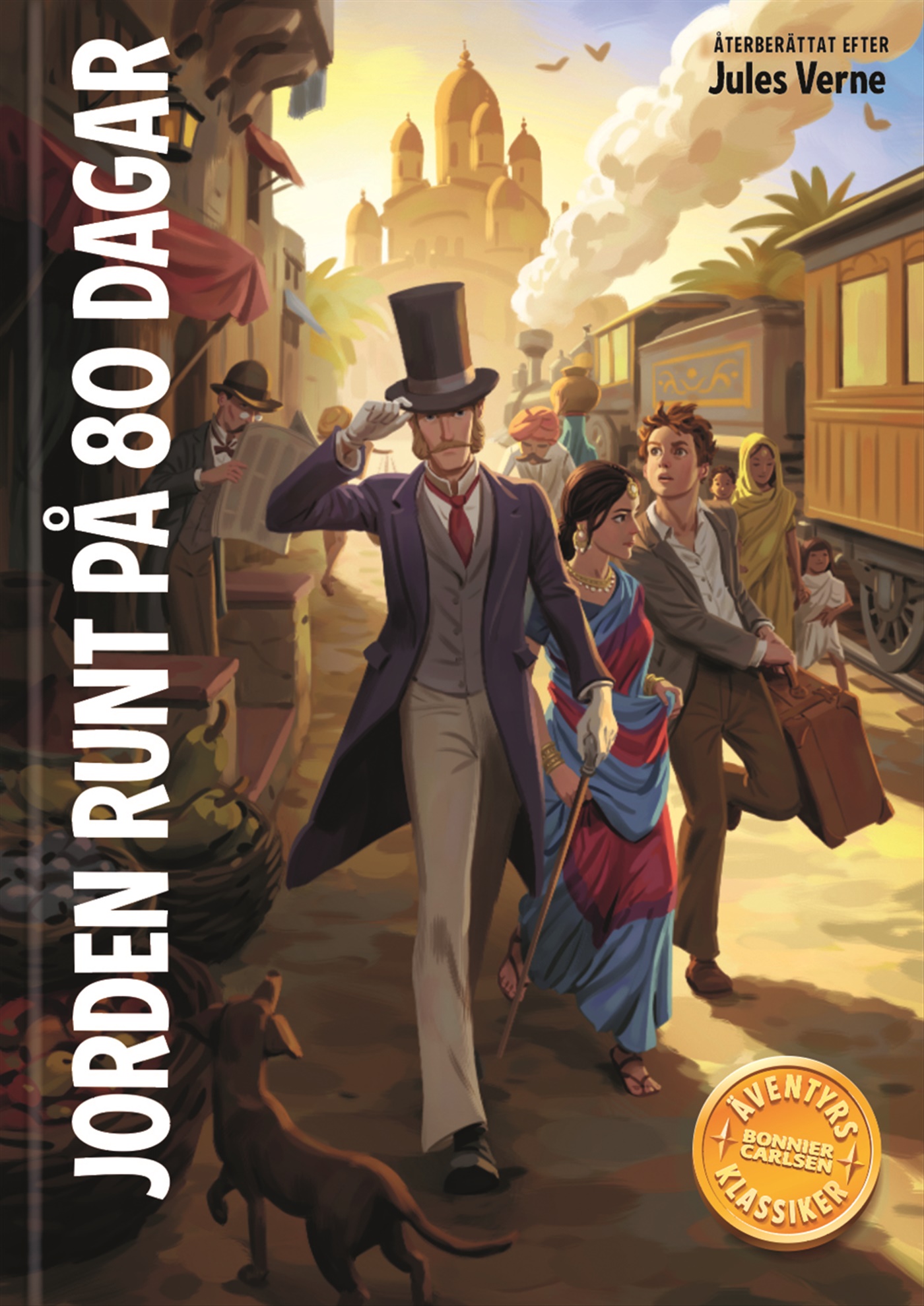 Omslag: Jorden runt på 80 dagar