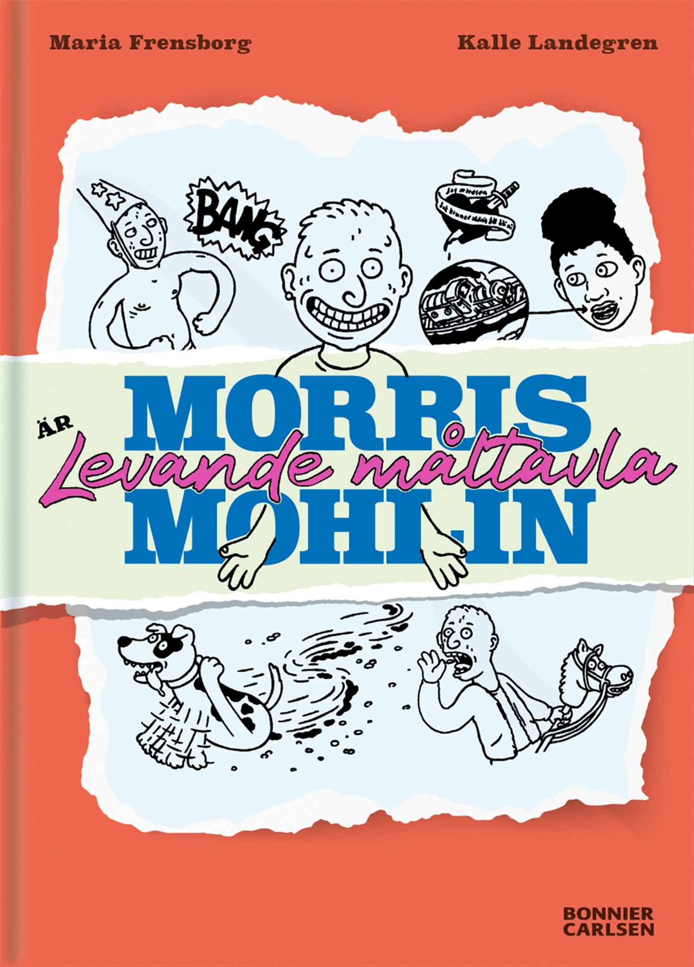 Omslag: Morris Mohlin är levande måltavla
