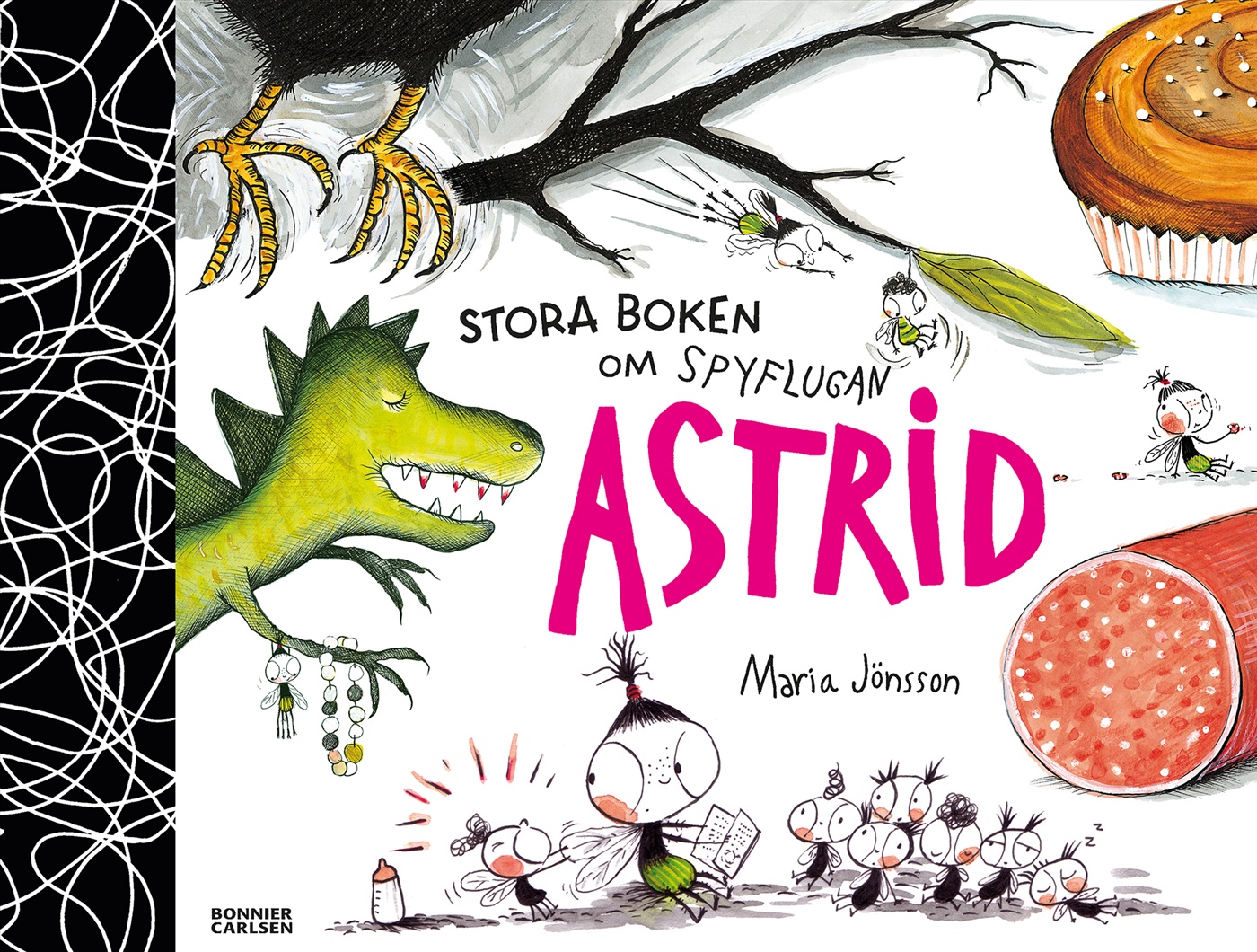 Omslag: Stora boken om Spyflugan Astrid