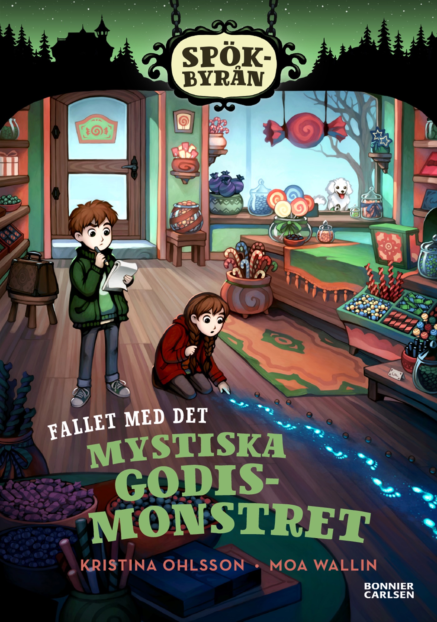 Omslag: Fallet med det mystiska godismonstret
