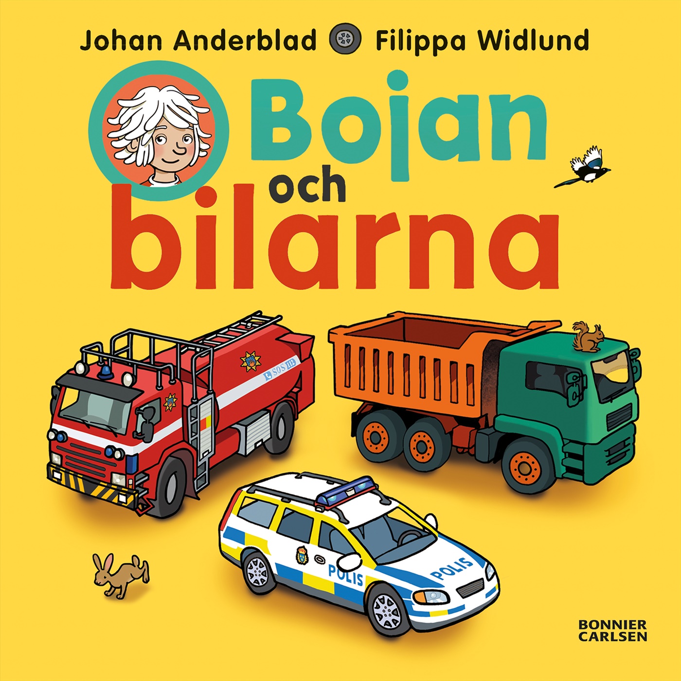 Omslag: Bojan och bilarna