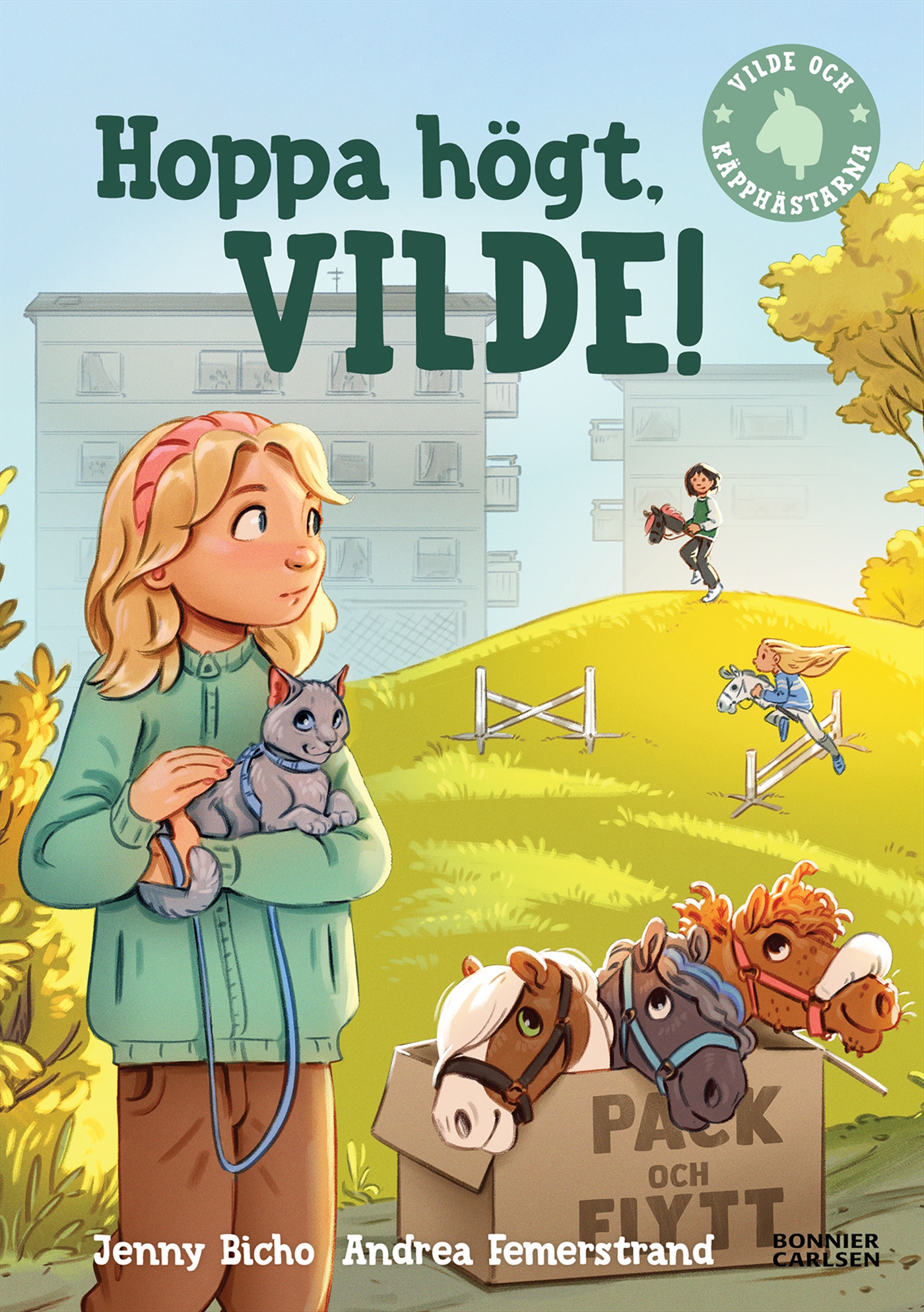 Omslag: Hoppa högt, Vilde!