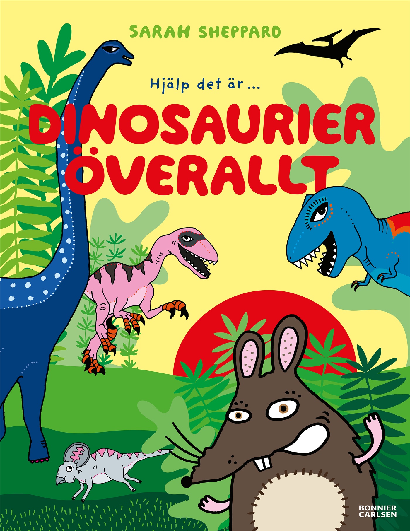Omslag: Dinosaurier överallt