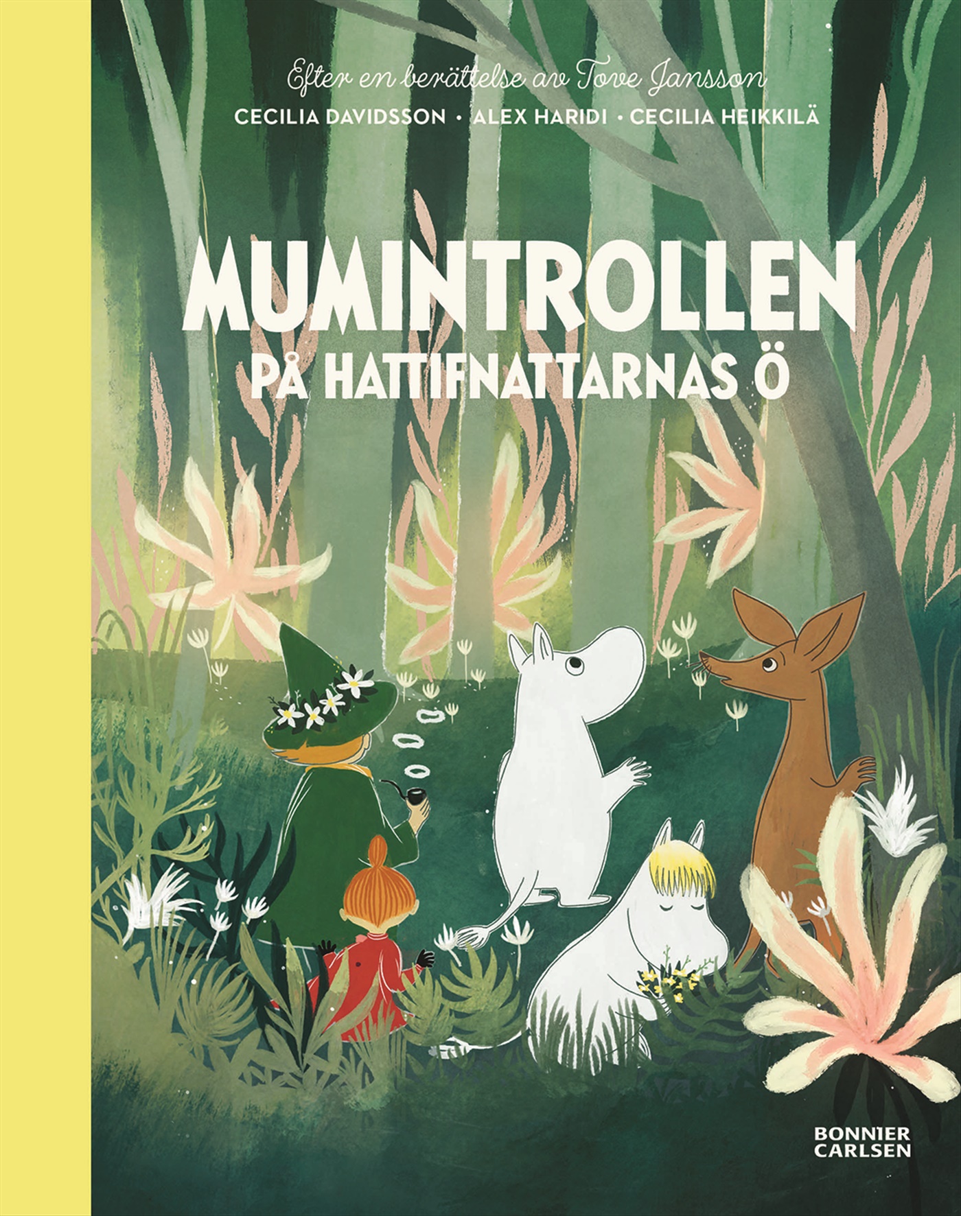Omslag: Mumintrollen på hattifnattarnas ö