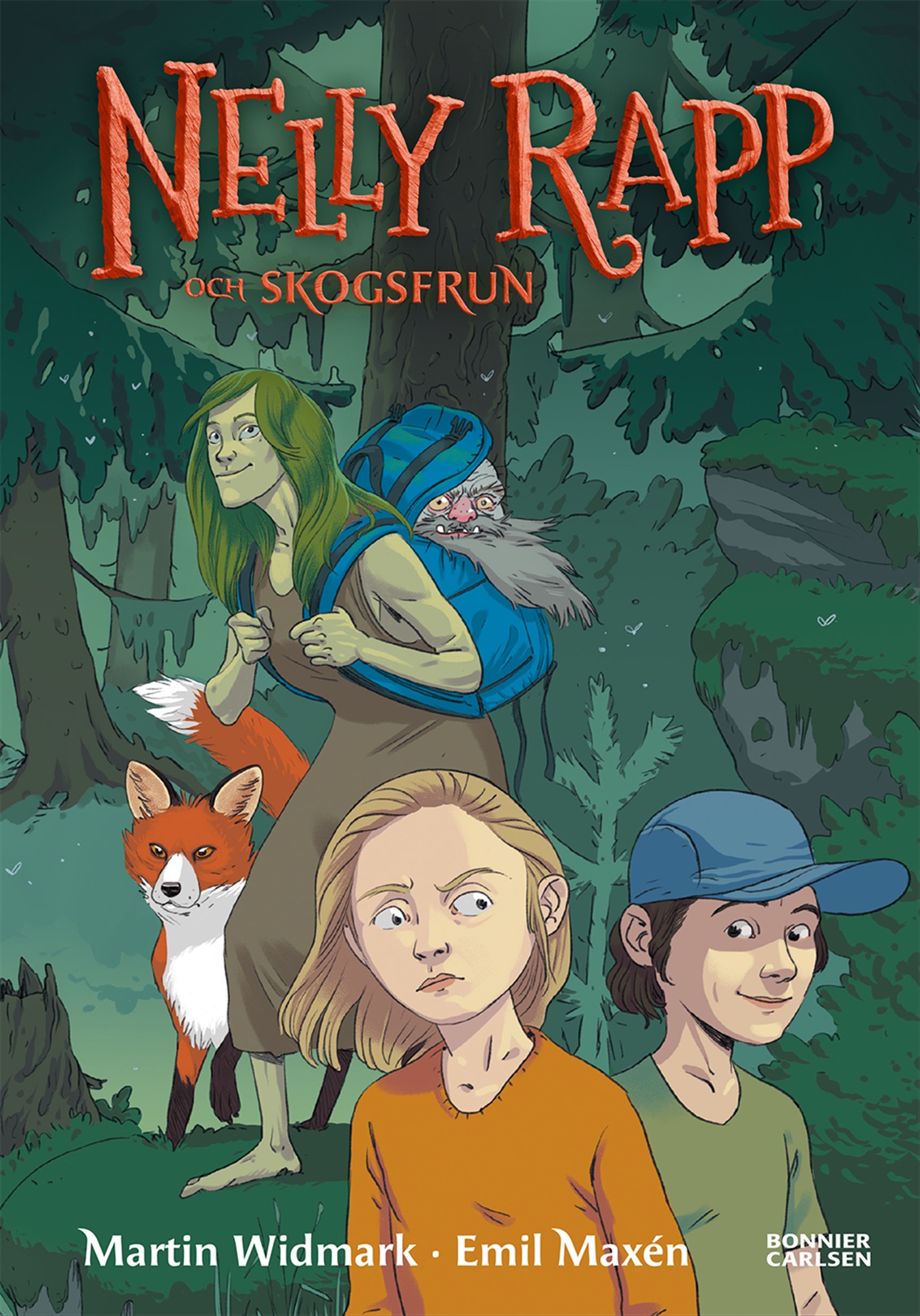 Omslag: Nelly Rapp och Skogsfrun