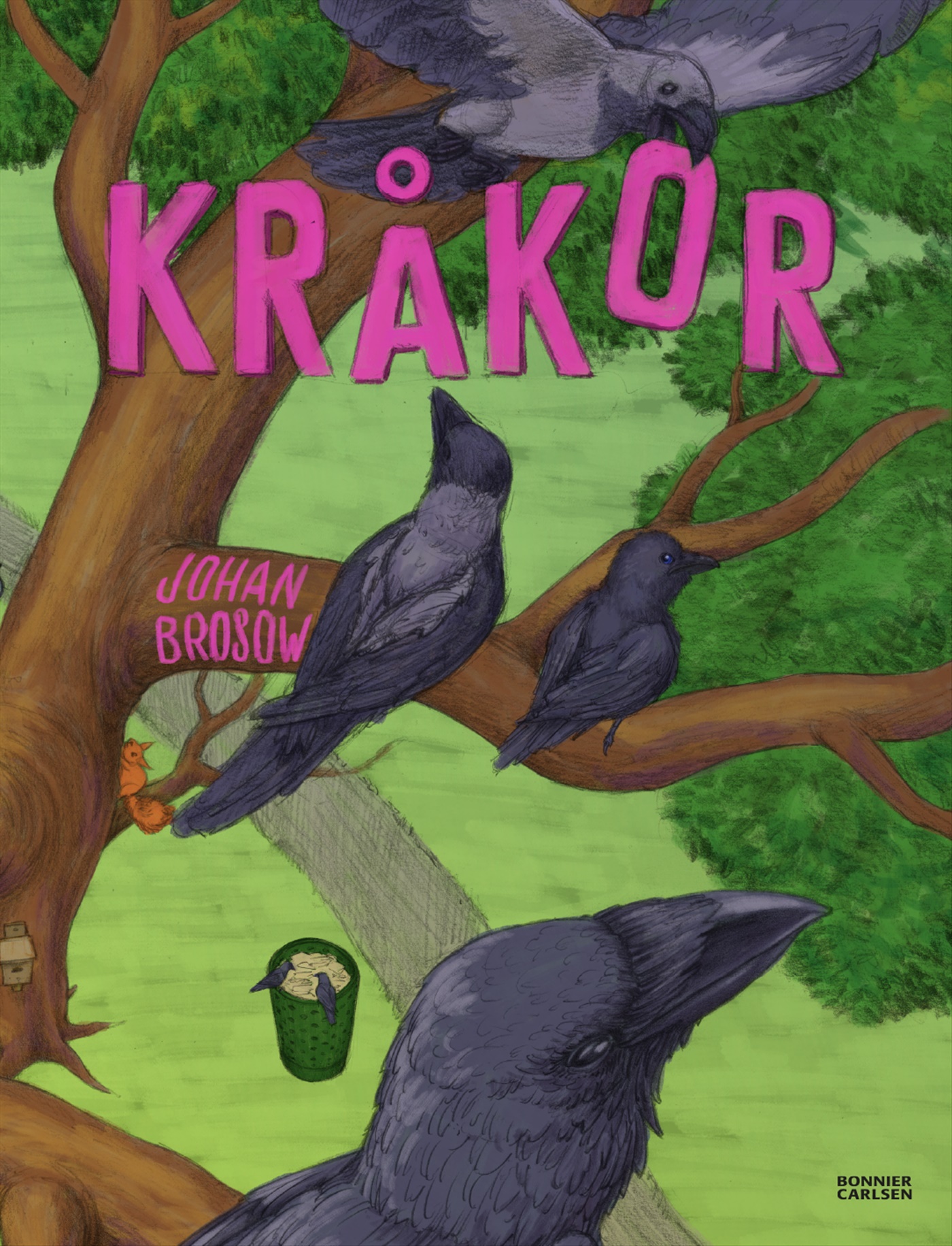 Omslag: Kråkor