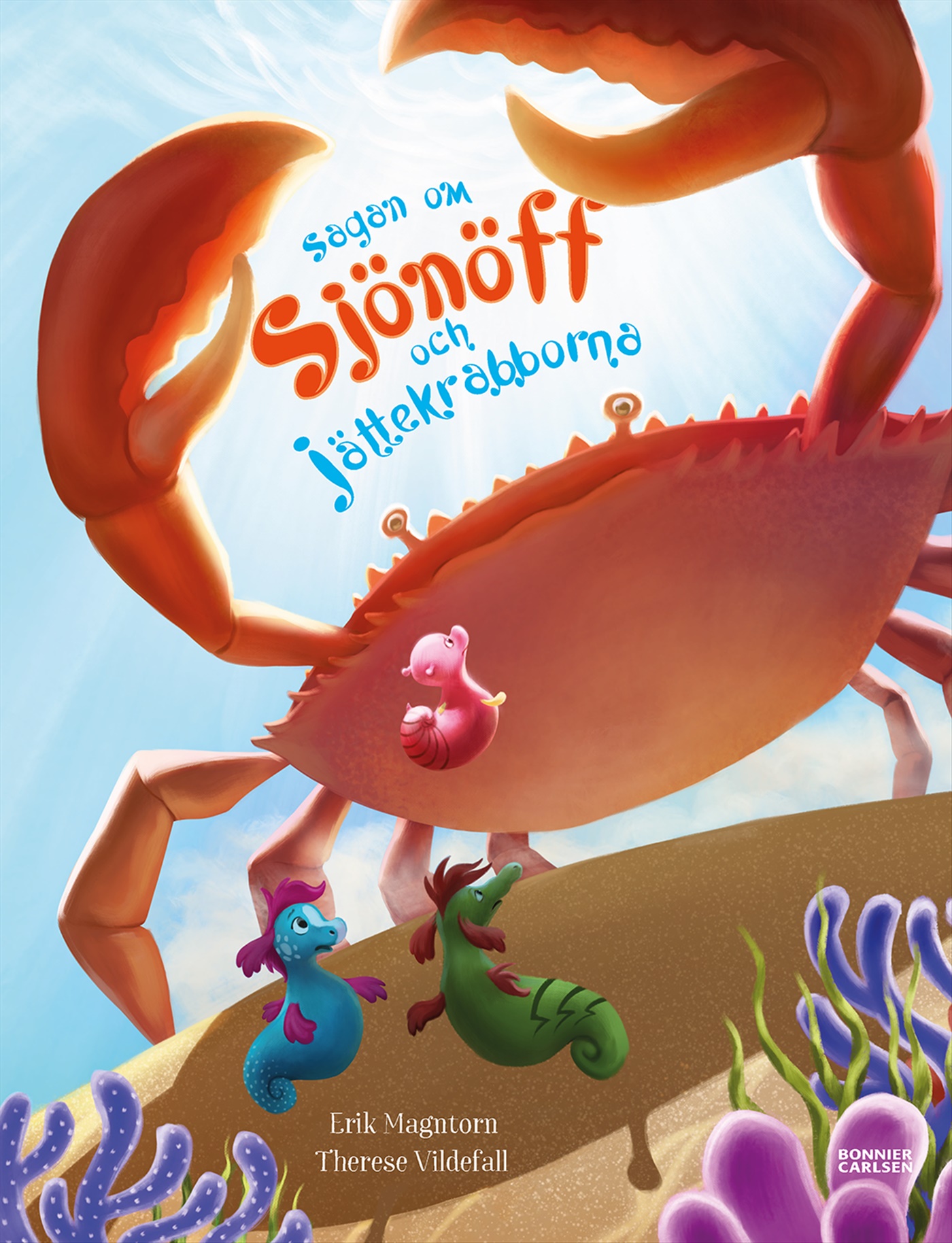 Omslag: Sagan om Sjönöff och jättekrabborna