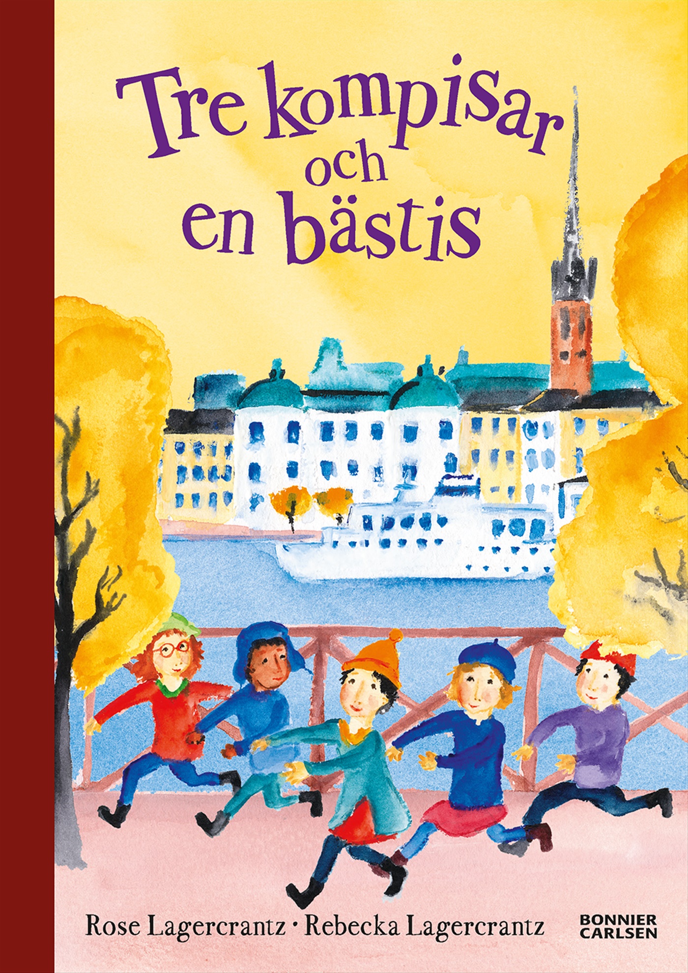 Omslag: Tre kompisar och en bästis