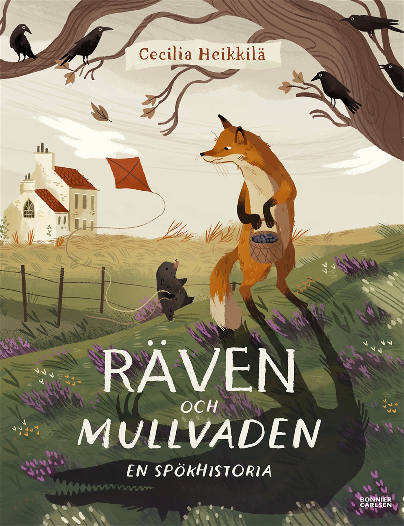 Omslag: Räven och mullvaden. En spökhistoria