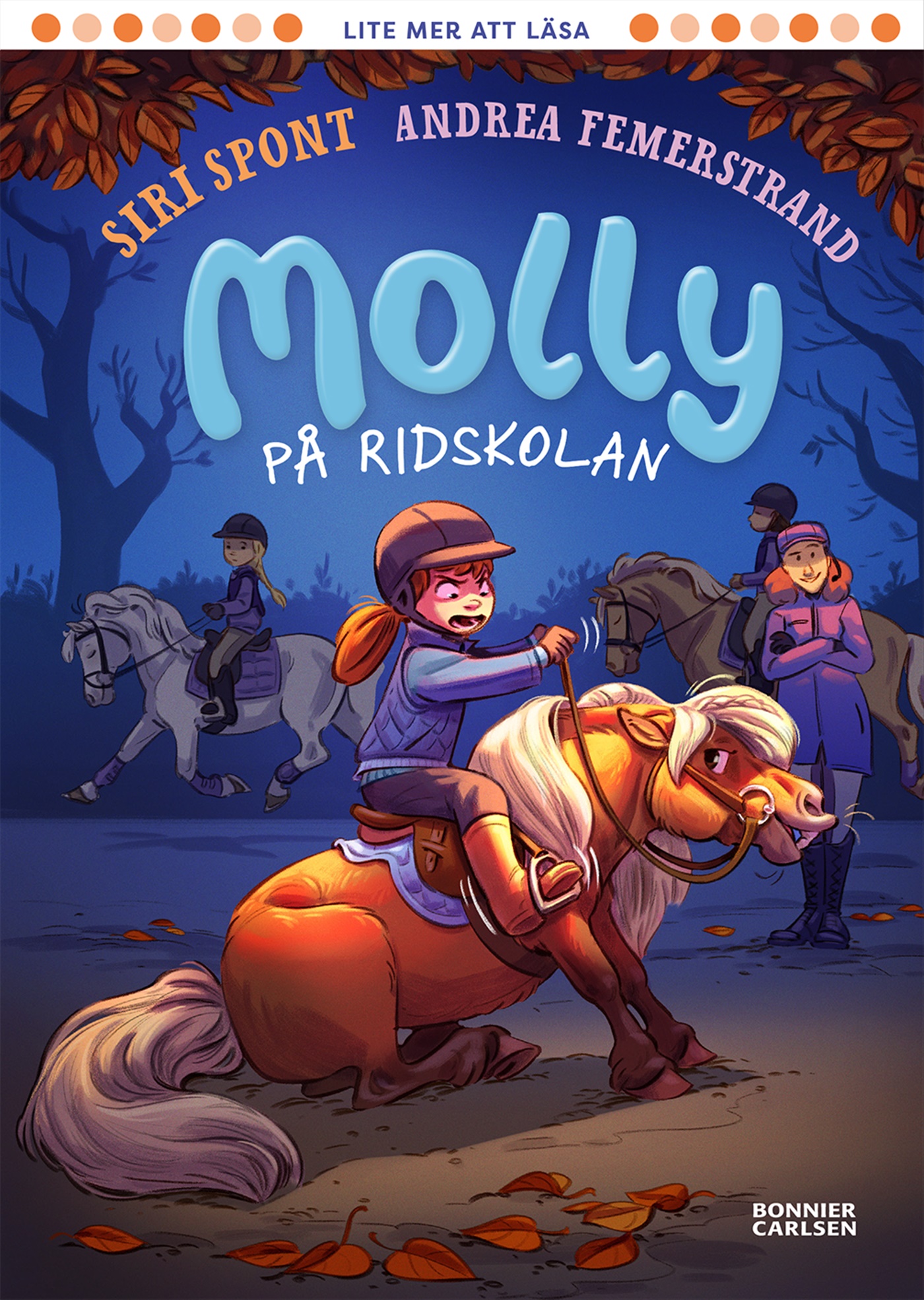 Omslag: Molly på ridskolan