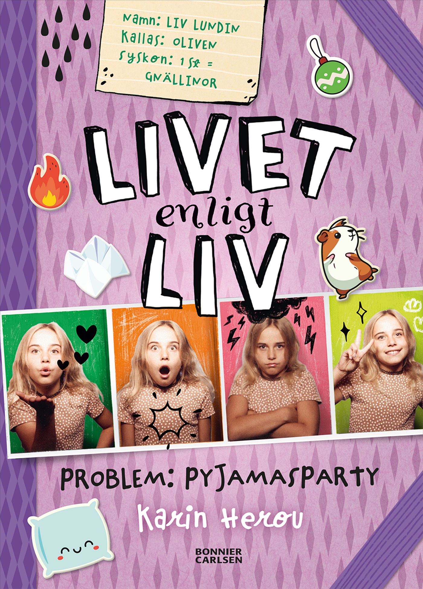 Omslag: Problem: Pyjamasparty