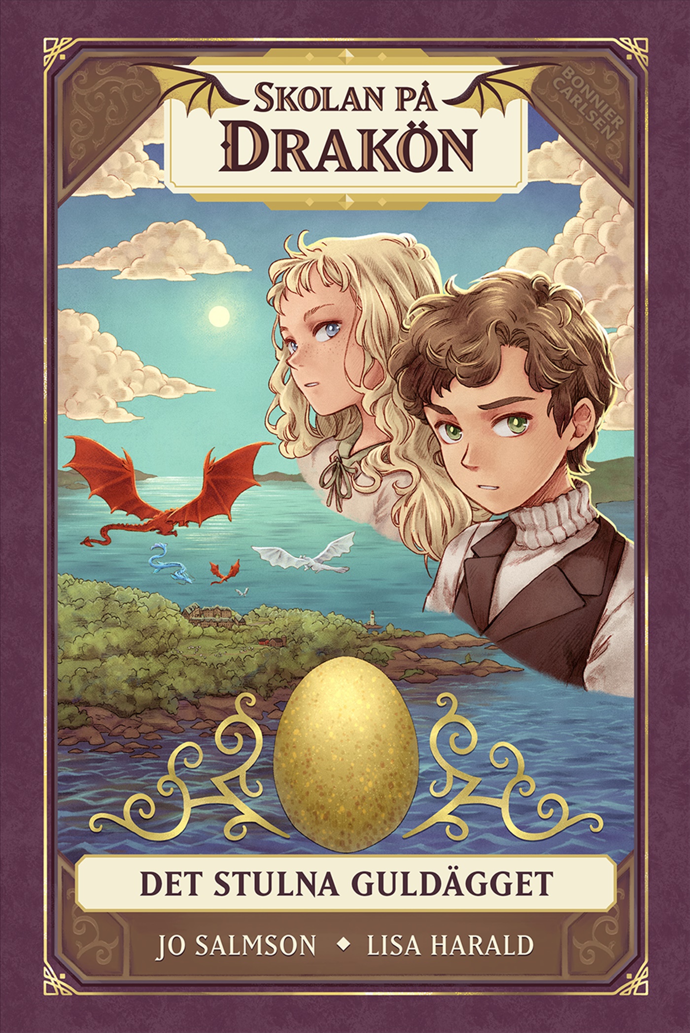 Omslag: Skolan på Drakön. Det stulna guldägget