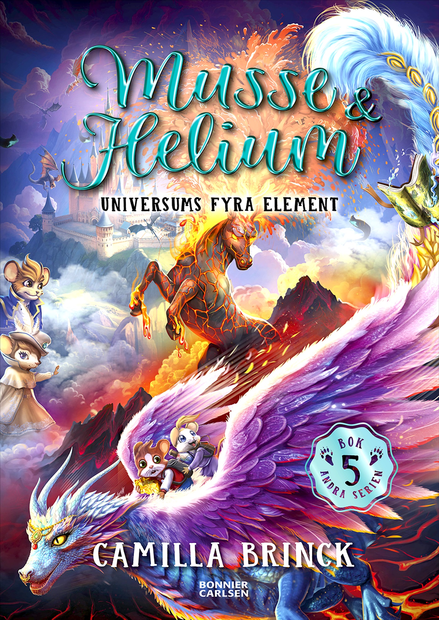 Omslag: Musse & Helium. Universums fyra element