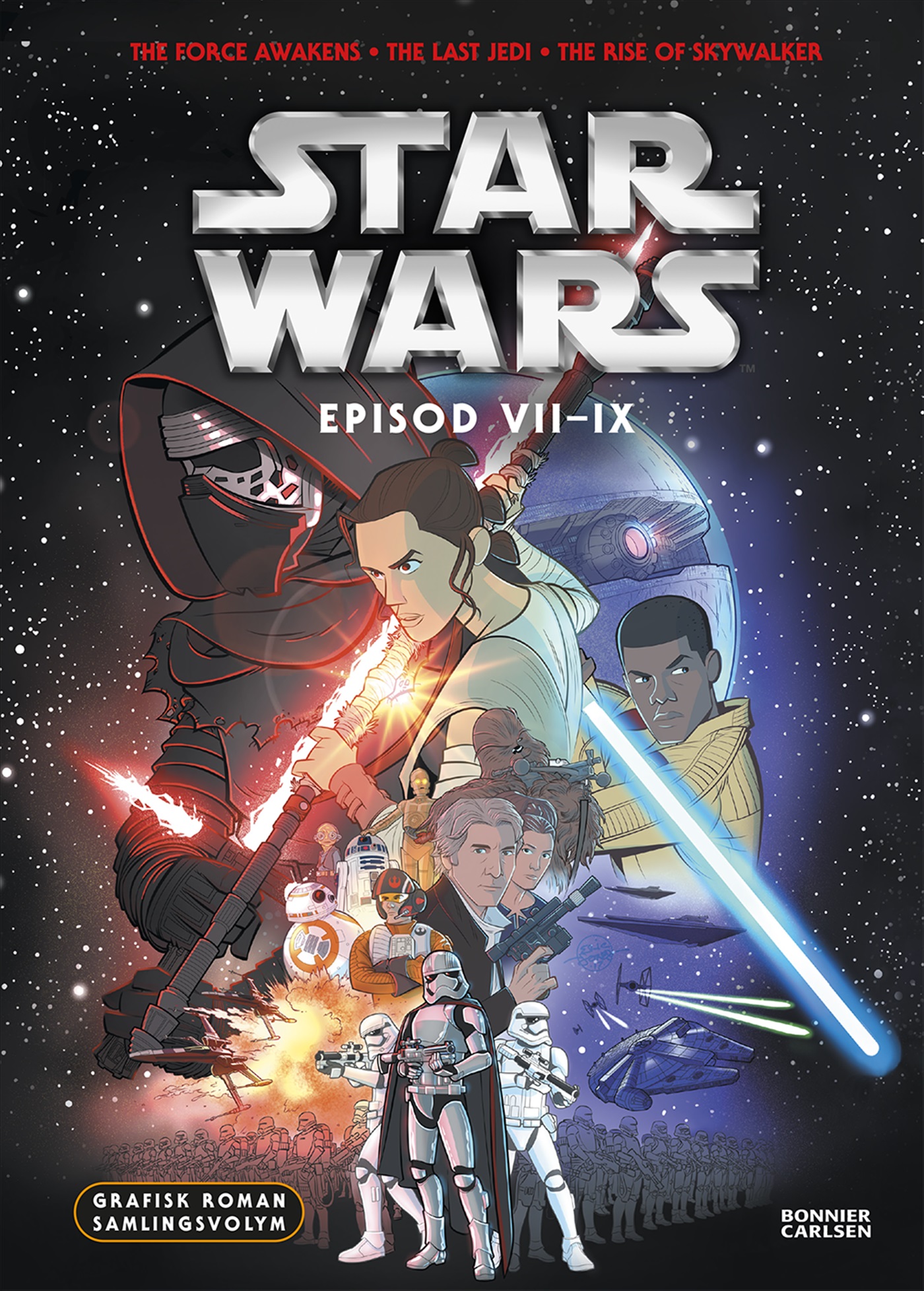 Omslag: Star Wars. Episod VII-IX grafisk roman