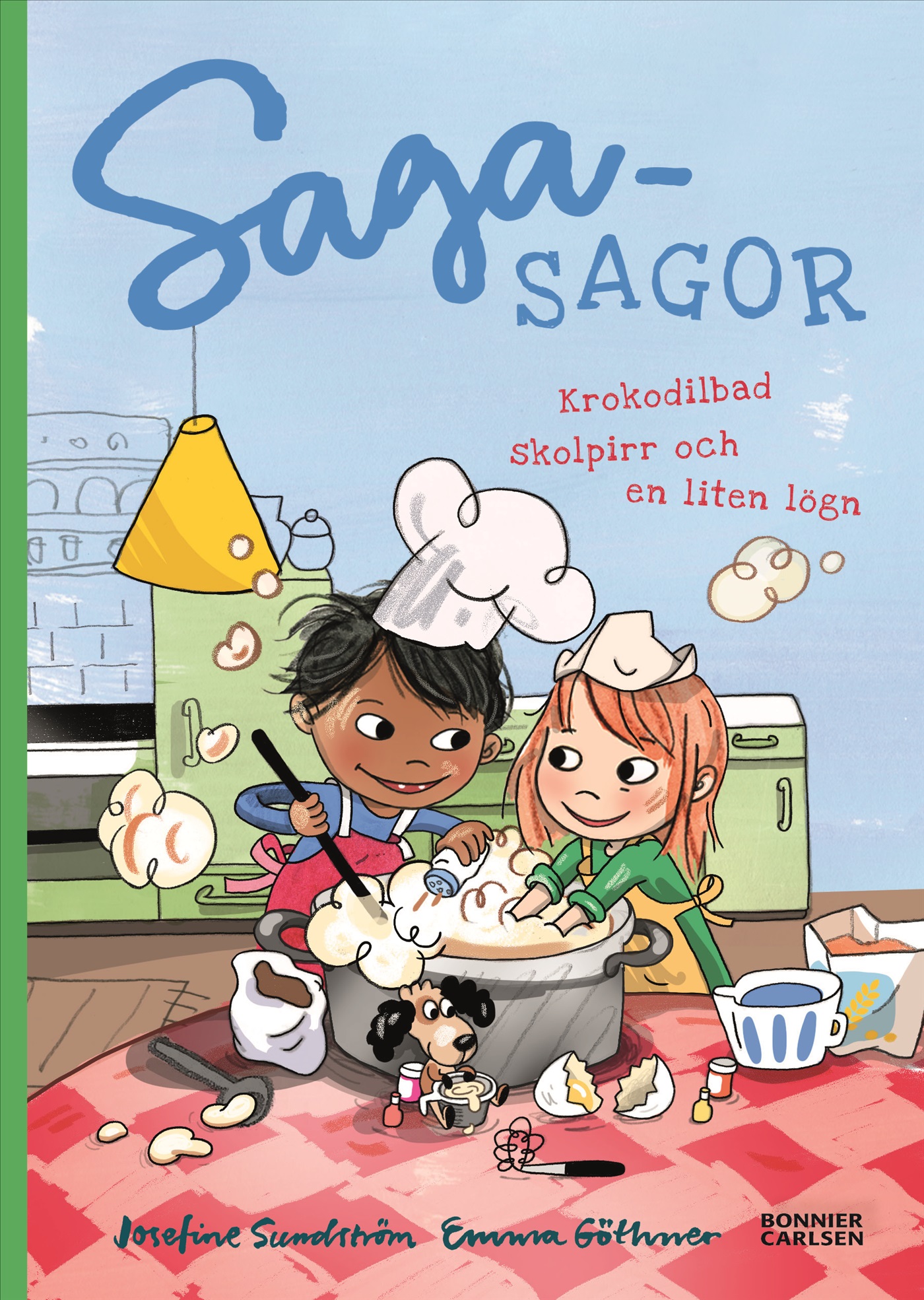 Omslag: Sagasagor. Krokodilbad, skolpirr och en liten lögn