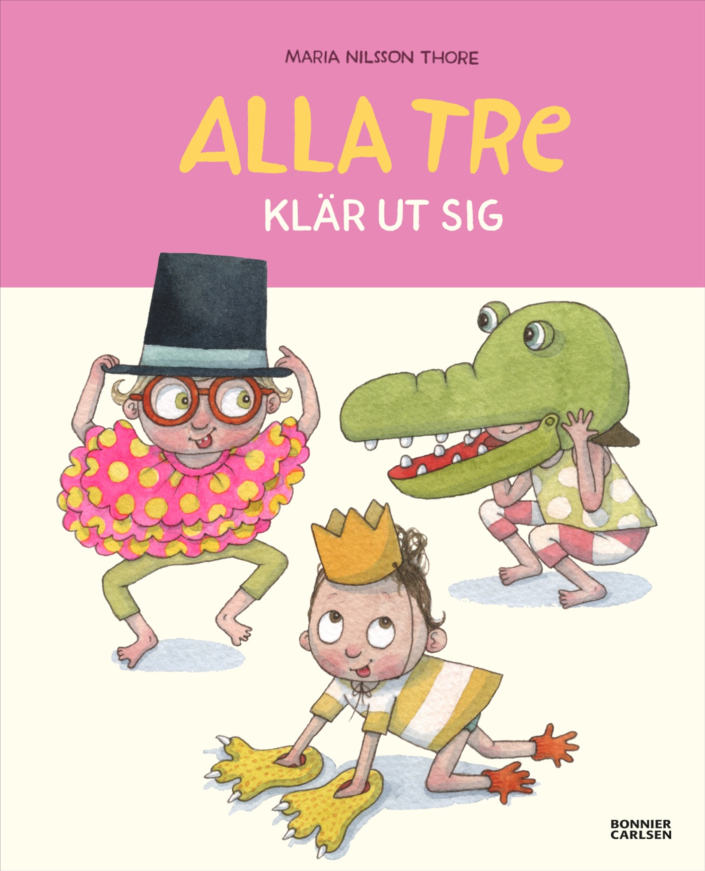 Omslag: Alla tre klär ut sig