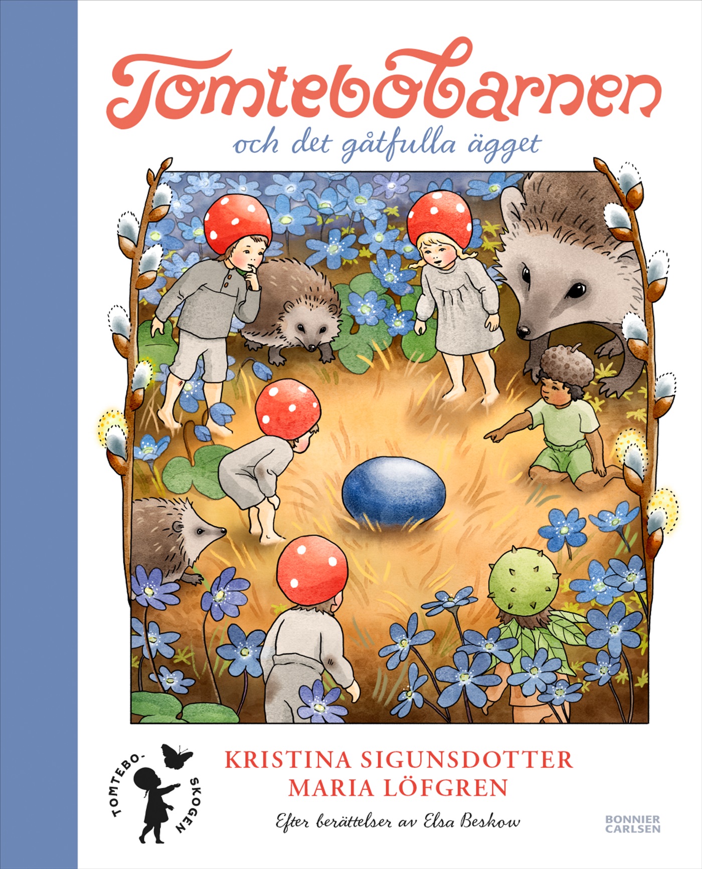 Omslag: Tomtebobarnen och det gåtfulla ägget