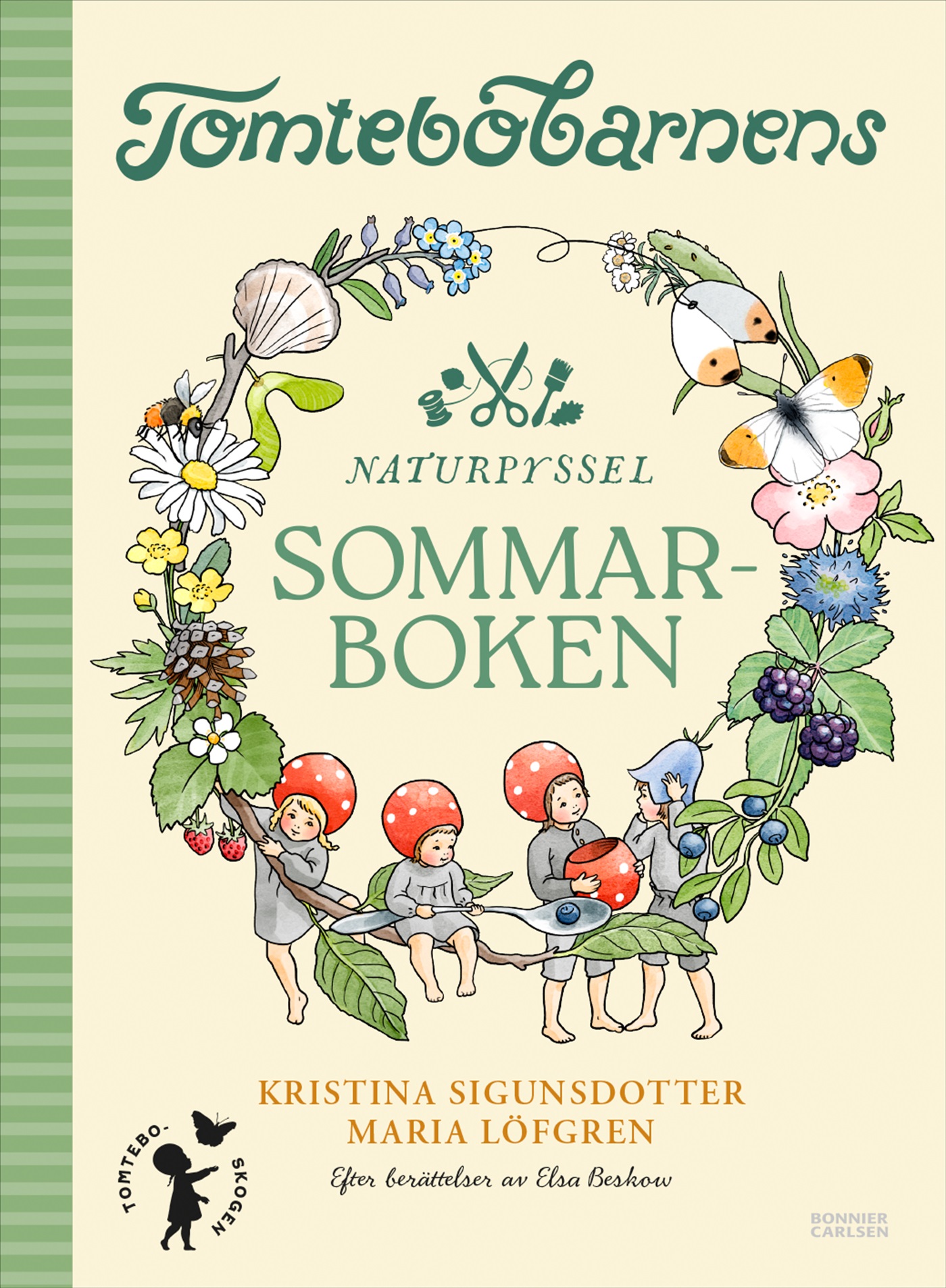 Omslag: Tomtebobarnens naturpyssel : sommarboken