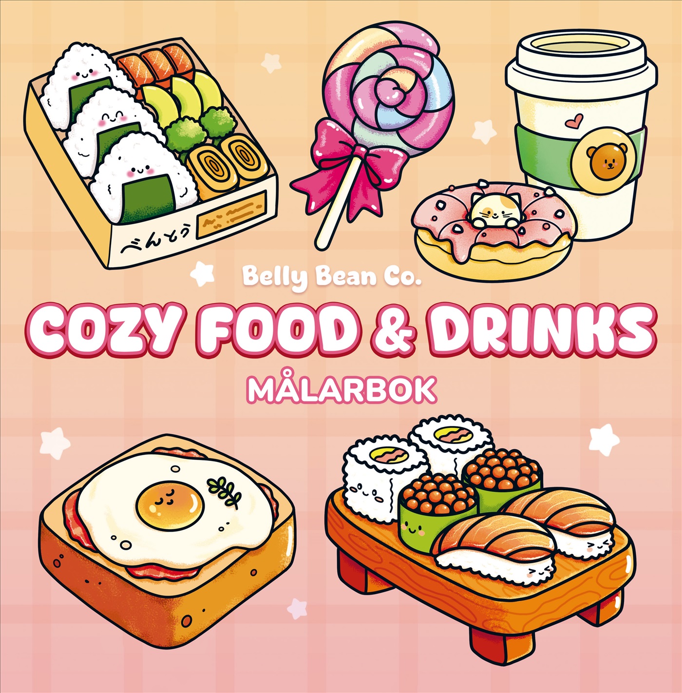 Omslag: Cozy food & drinks : målarbok