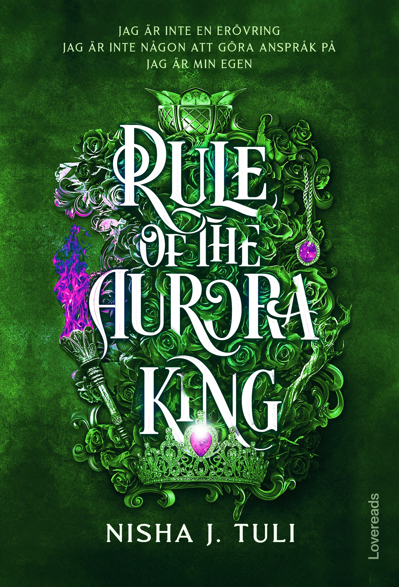 Omslag: Rule of the Aurora King : Svensk utgåva
