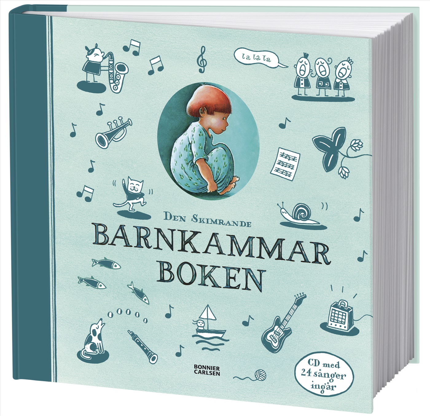 Omslag: Den skimrande barnkammarboken