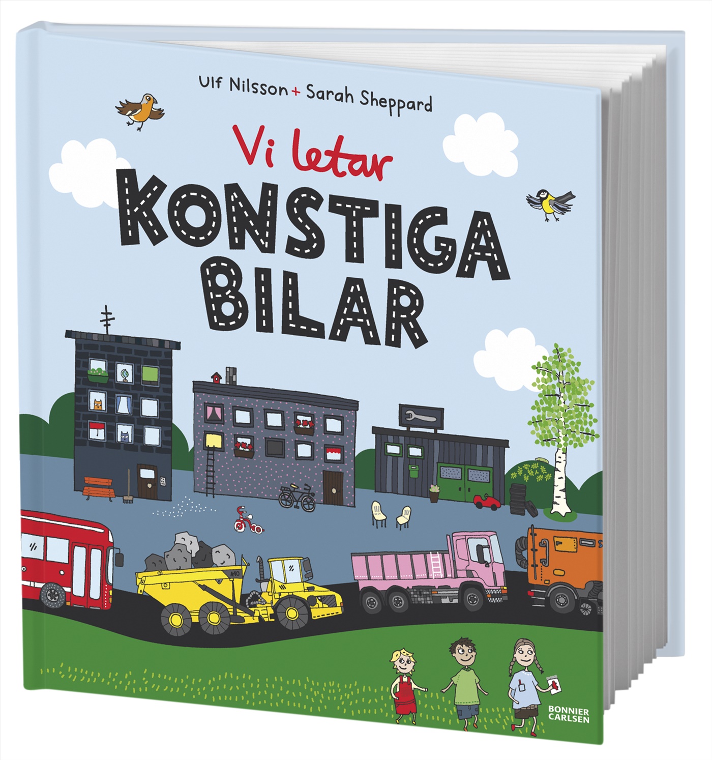 Omslag: Vi letar konstiga bilar